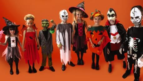 Halloween, défilés des enfants