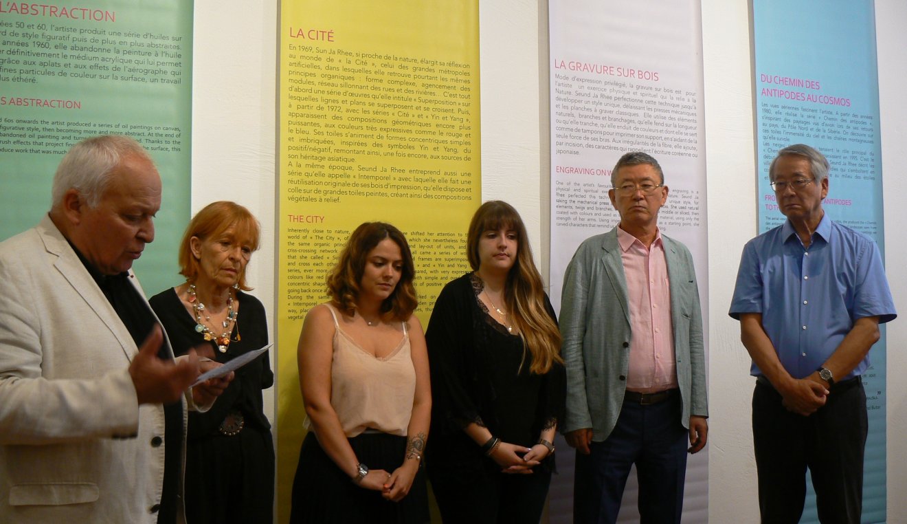 Expo Seund Ja Rhee , une œuvre forte et sereine au château