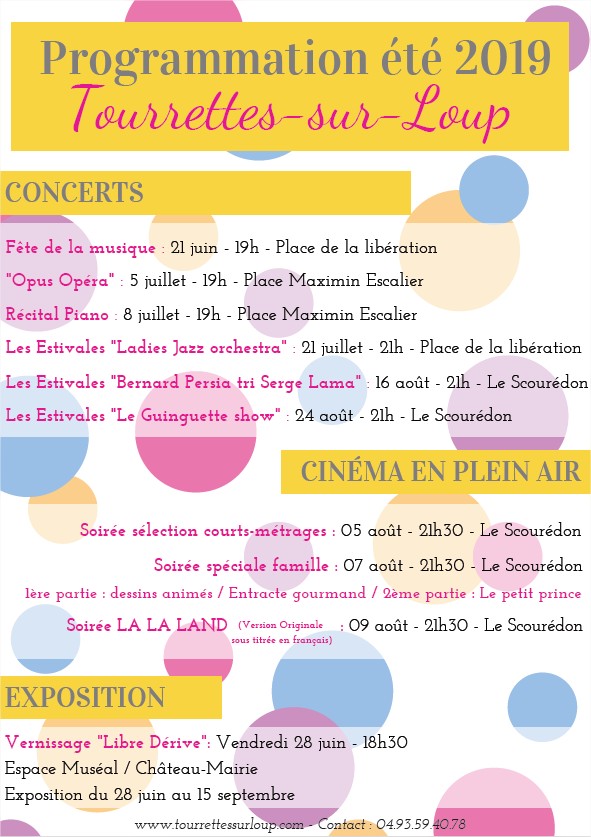 Programmation Ete2019