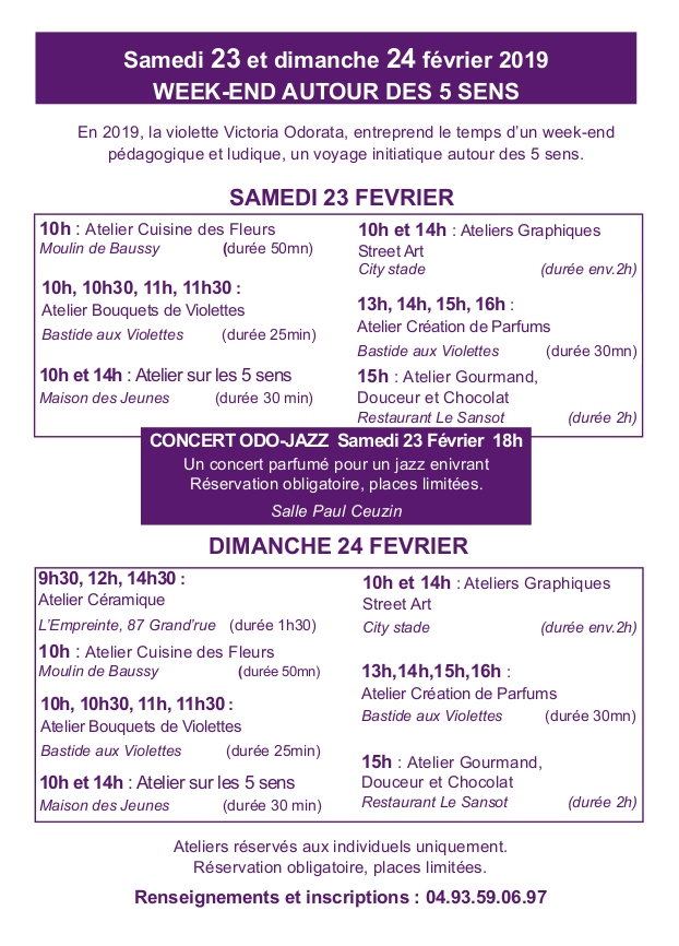 Programme Atelier Cinq Sens 2019 Ok