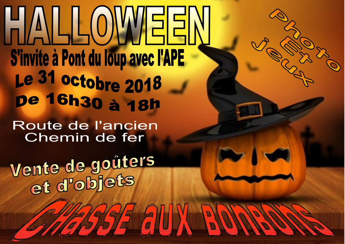 Halloween s'invite à Pont du Loup