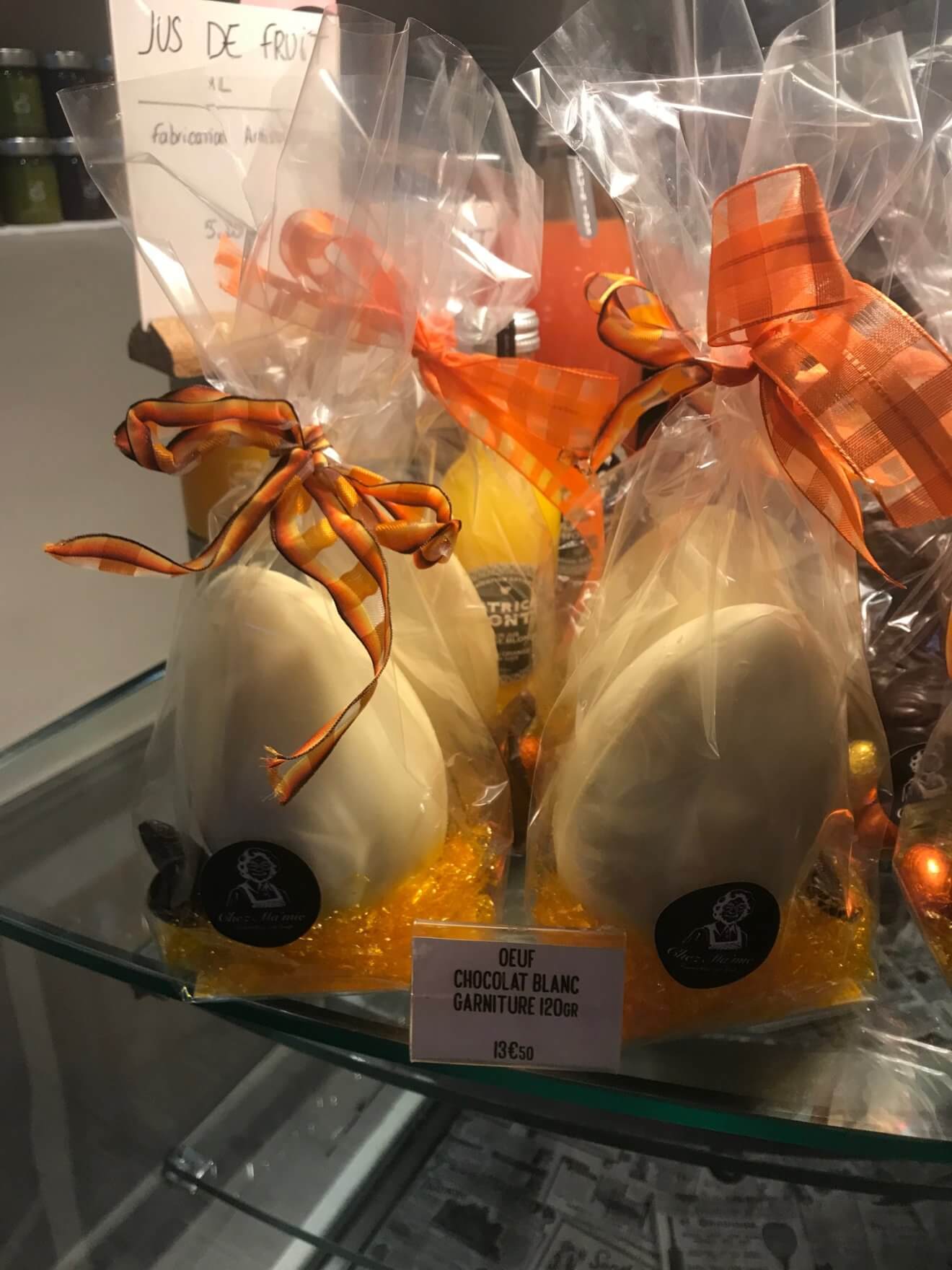 chocolat blanc de PAQUES poisson Chez Ma Mie