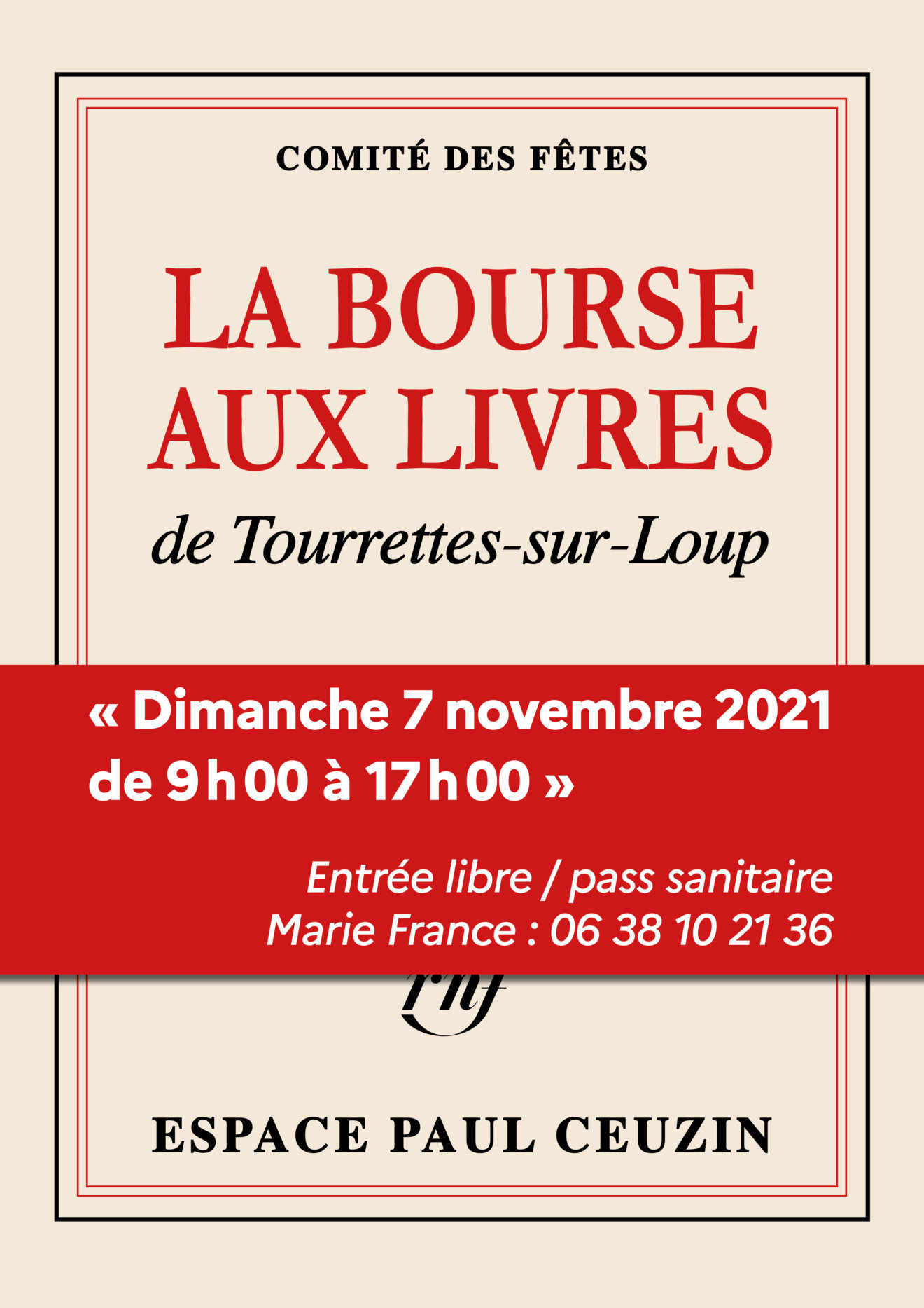 Bourse Aux Livres Affiche 3