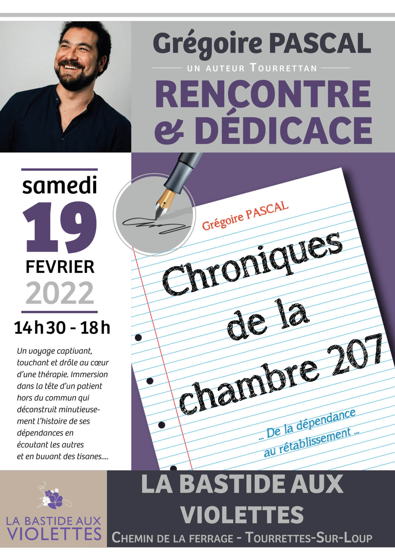 affiche-dedicace-gregoire tSL Antoine