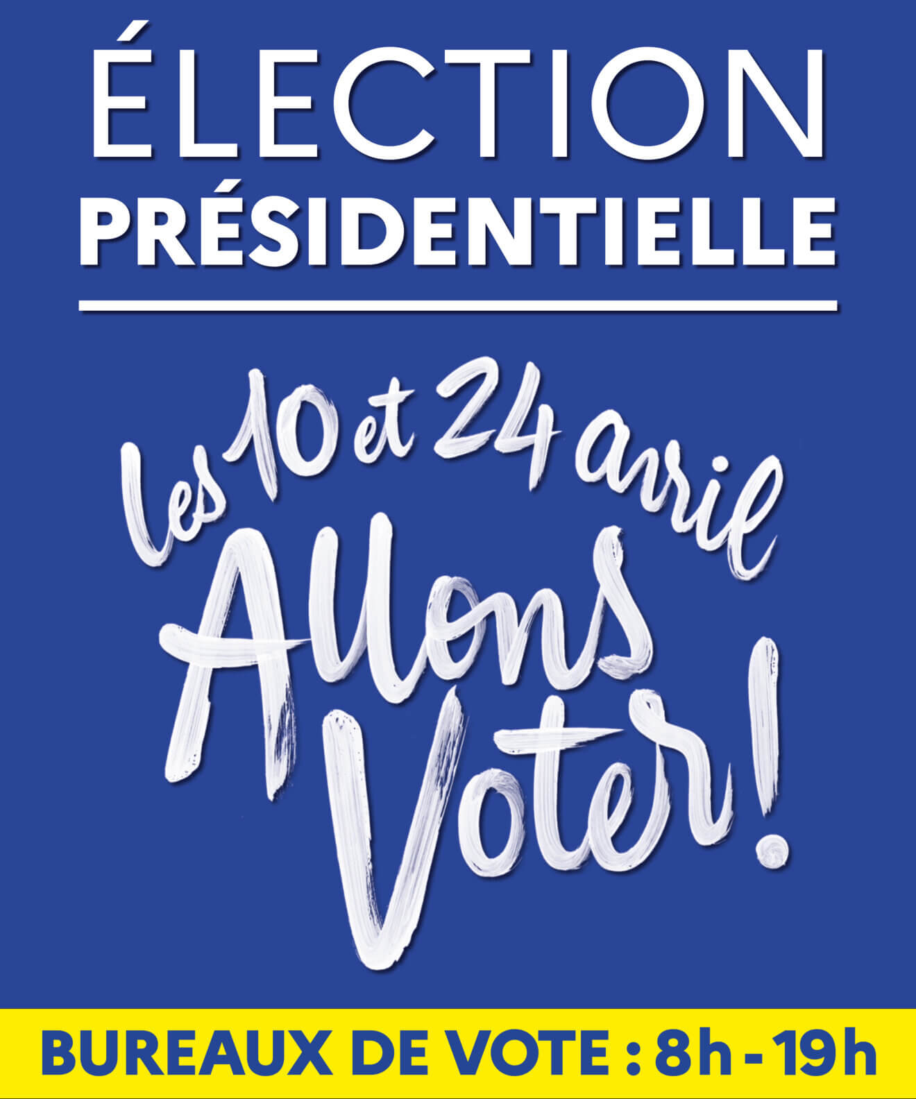 AFFICHE presidentielle