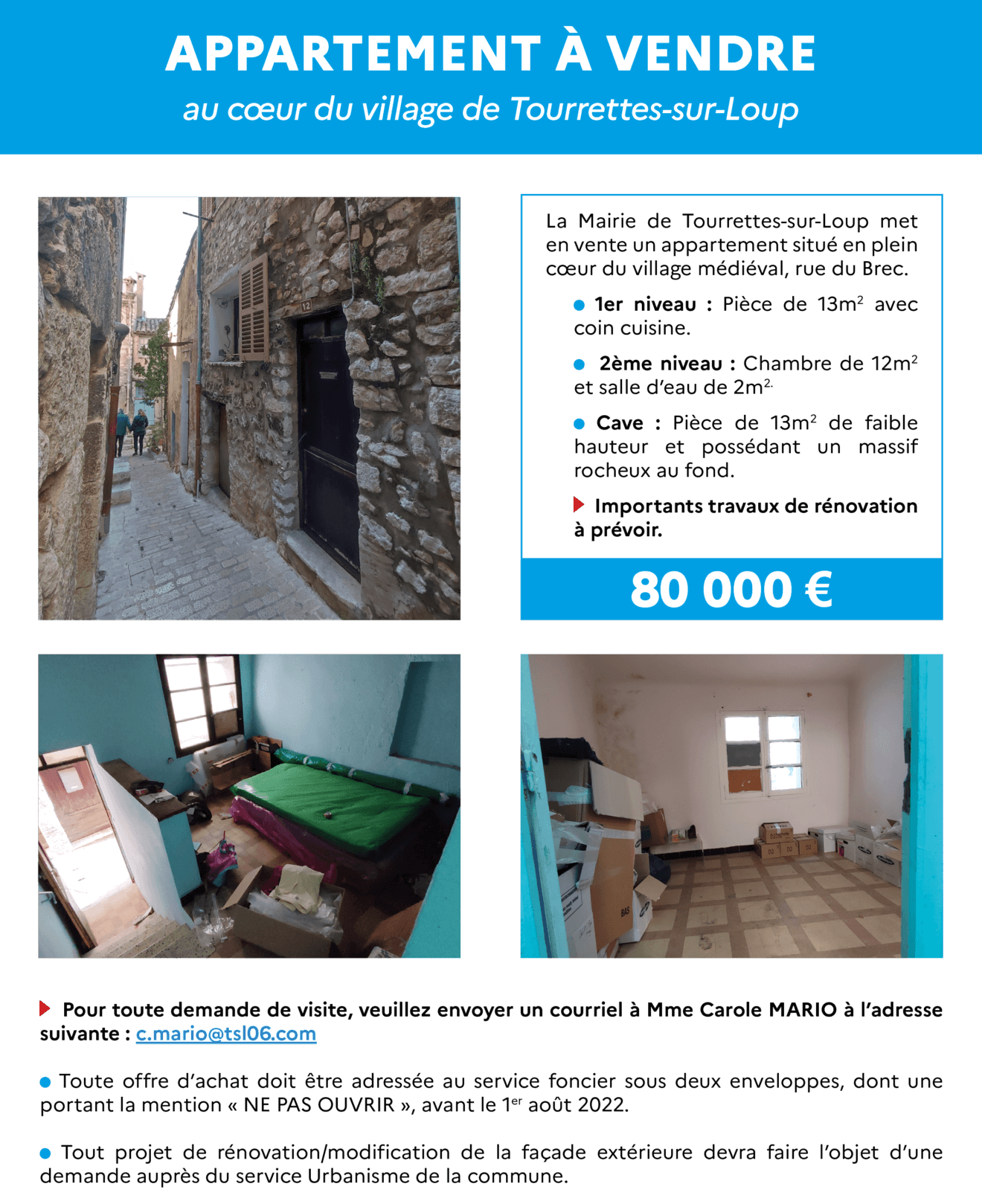 Annonce Appartement Mairie
