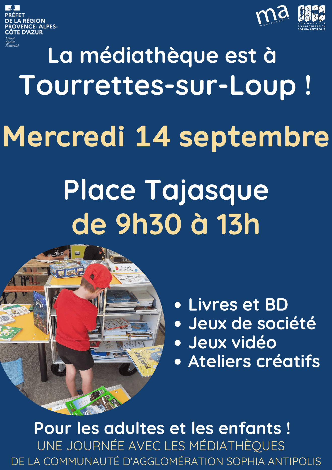 Affiche Mediatheque Septembre