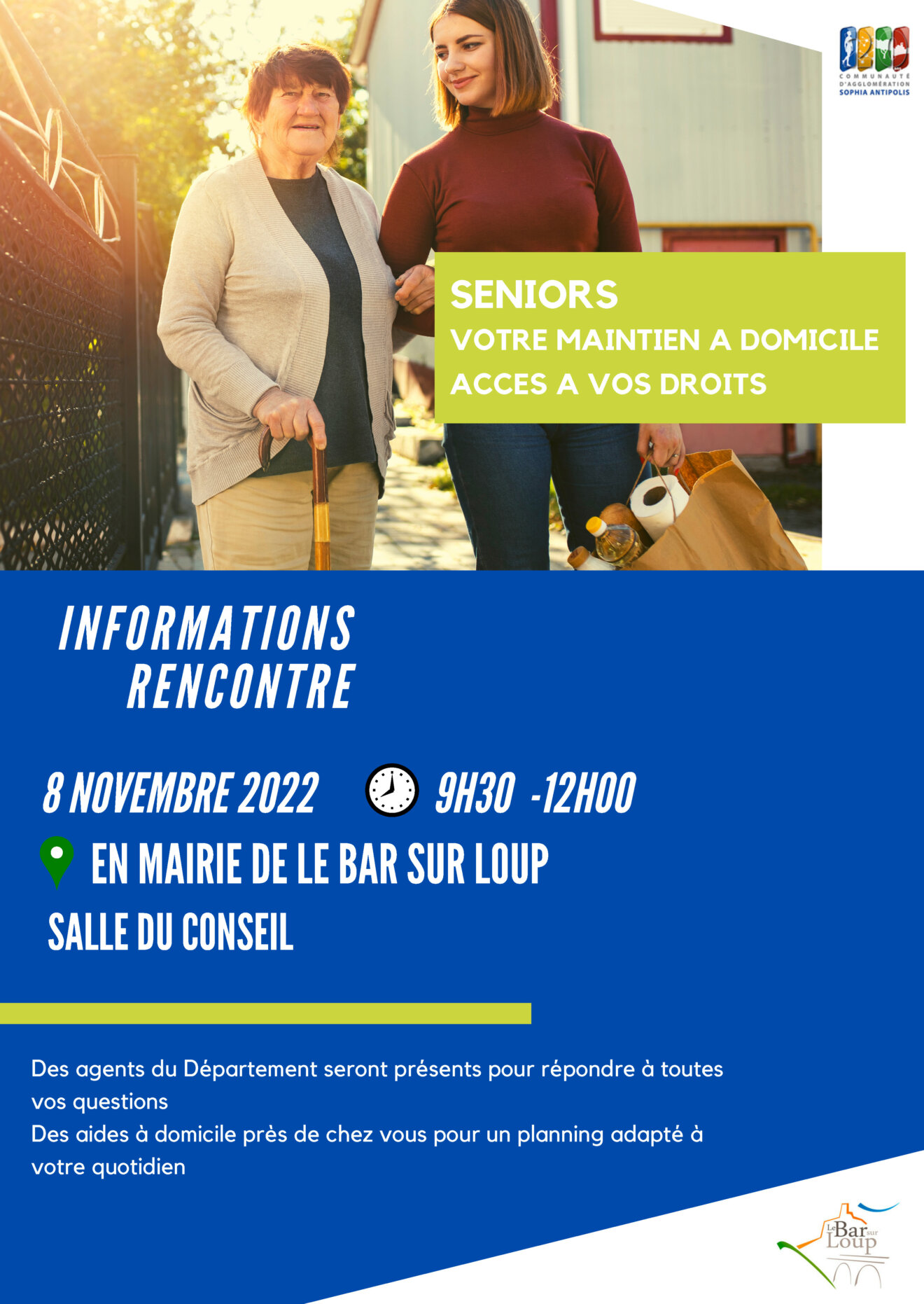 AFFICHE SAP BAR SUR LOUP