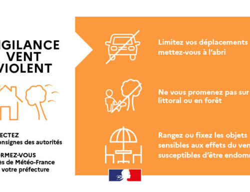 VIGILANCE ORANGE « VENTS VIOLENTS » – vendredi 10 mars 2023
