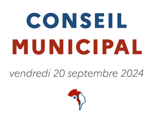 Conseil municipal du vendredi 20 septembre 2024