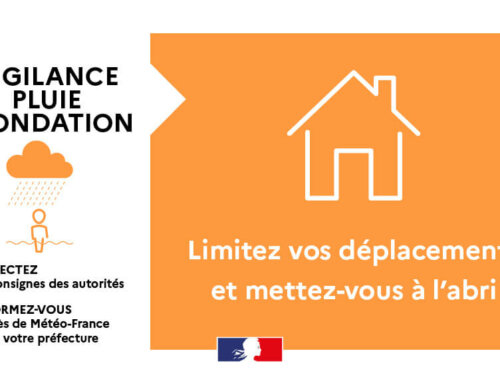 VIGILANCE ORANGE « orage – pluie – inondation » – jeudi 17 octobre