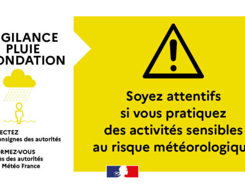 VIGILANCE JAUNE « orage – pluie – inondation » – mardi 15 octobre