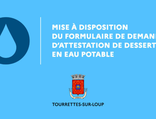 Mise à disposition du formulaire de demande d’attestation de desserte en eau potable