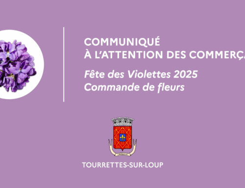 COMMUNIQUÉ À L’ATTENTION DES COMMERÇANTS – Fête des Violettes 2025 – Commande de fleurs