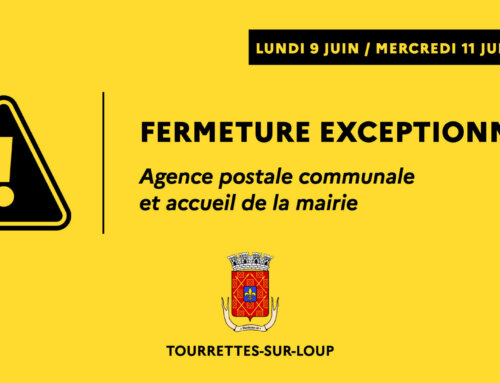 Fermeture exceptionnelle de l’Agence Postale Communale et de l’accueil de la mairie (les 09/06 et 11/06)