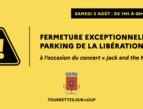 Fermeture du parking payant de la Libération à l’occasion du concert « Jack and the Kings »