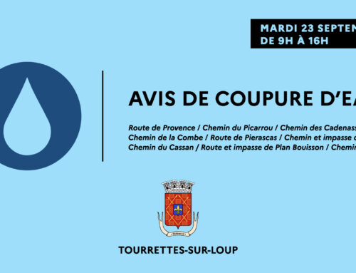 Avis de coupure d’eau – mardi 23 septembre