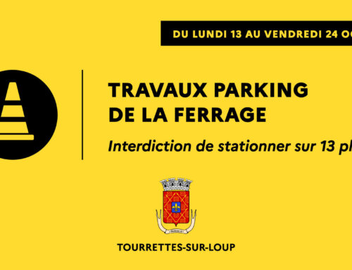 Travaux sur le parking de la Ferrage