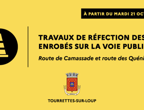 Travaux de réfection des enrobés sur la voie publique