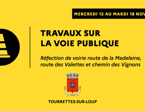 Travaux de réfection des enrobés sur la voie publique