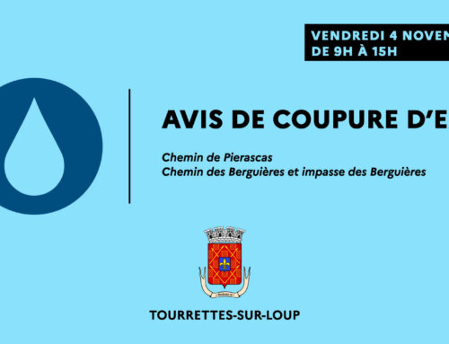 Avis de coupure d’eau – mardi 4 novembre