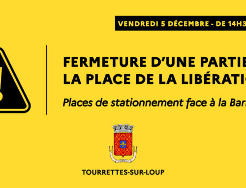 Fermeture d’une partie de la place de la Libération (le 05/12)