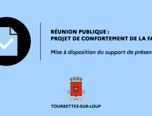 Réunion publique sur le projet de confortement de la falaise : mise à disposition du support de présentation