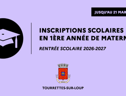 Inscriptions scolaires en 1ère année de maternelle pour la rentrée scolaire 2026-2027