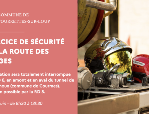 Exercice de sécurité : fermeture de la RD6 au niveau du tunnel de Saint-Arnoux